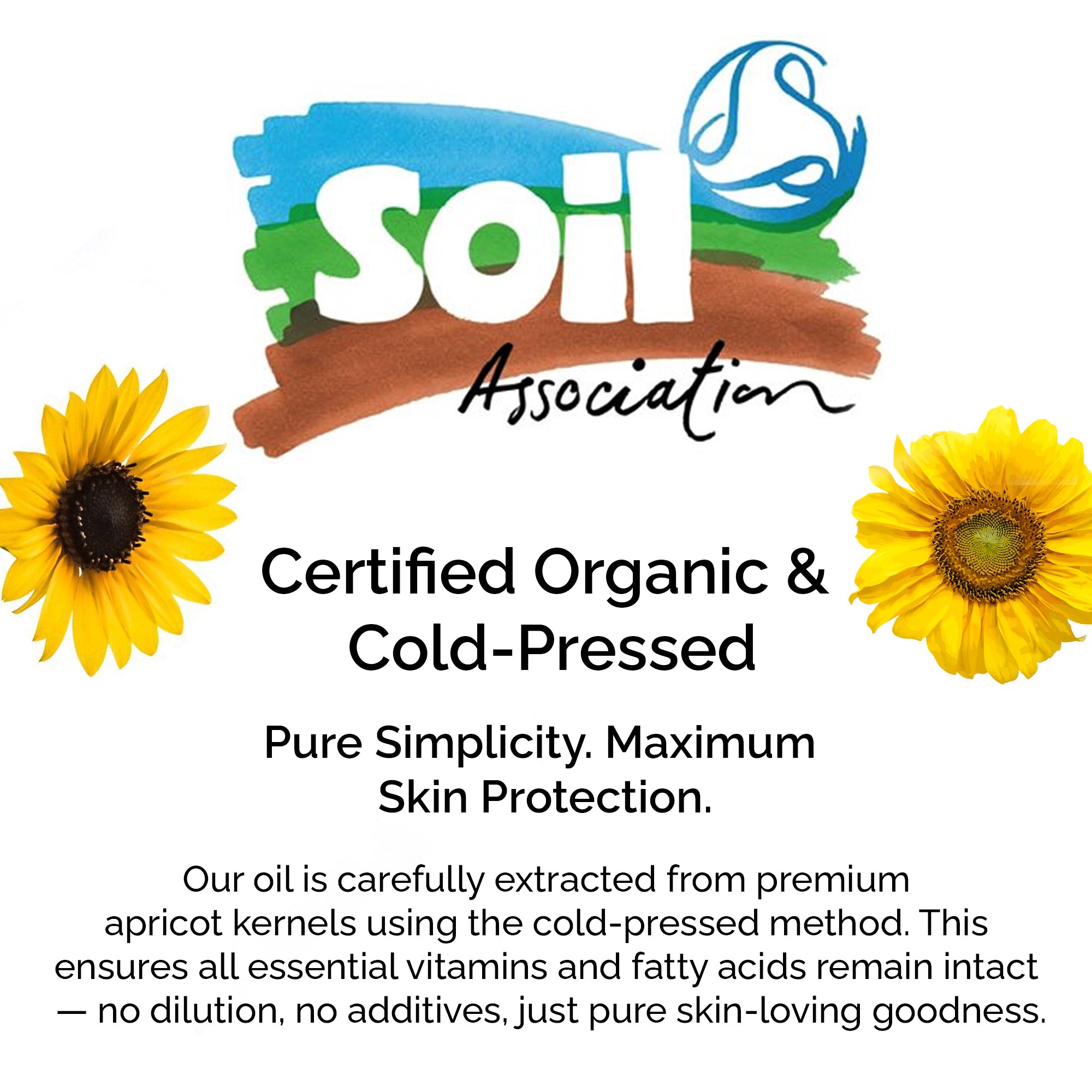 Organic Sunflower Oil 100% Pure & Cold-Pressed for Face, Body, Hair & Massage