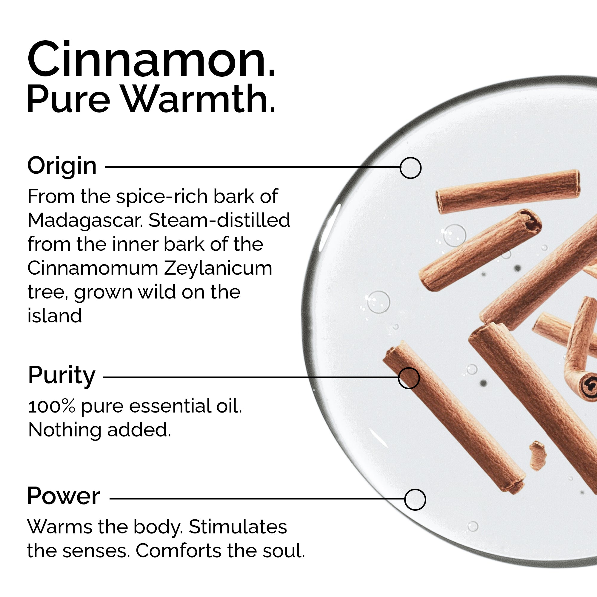 Organic Cinnamon Bark Essential Oil – 100% Pure & Natural, Undiluted