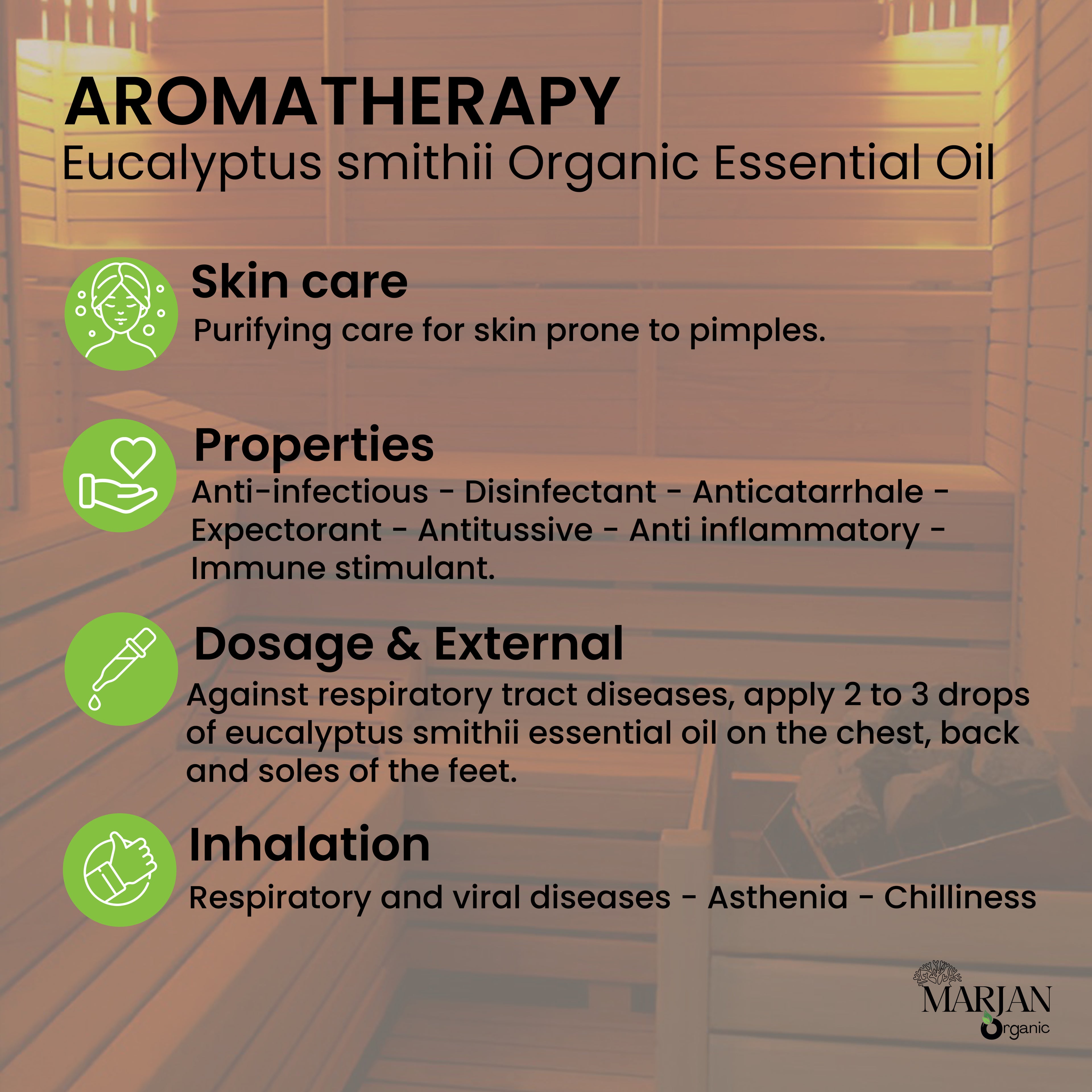 Eucalyptus Smithii Organic Essential Oil