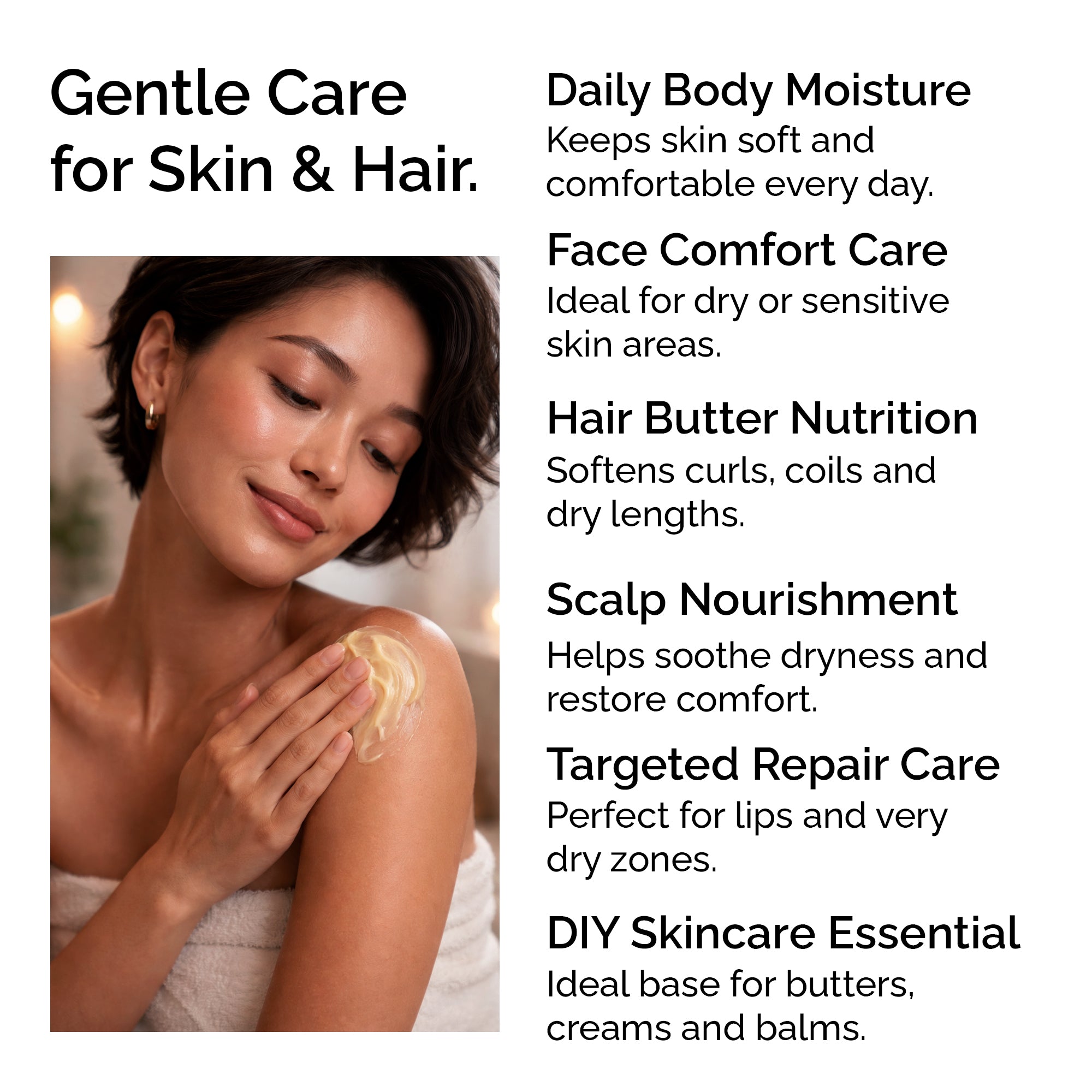 Mango Butter – Light Moisturiser for Skin & Nourishing Hair Care