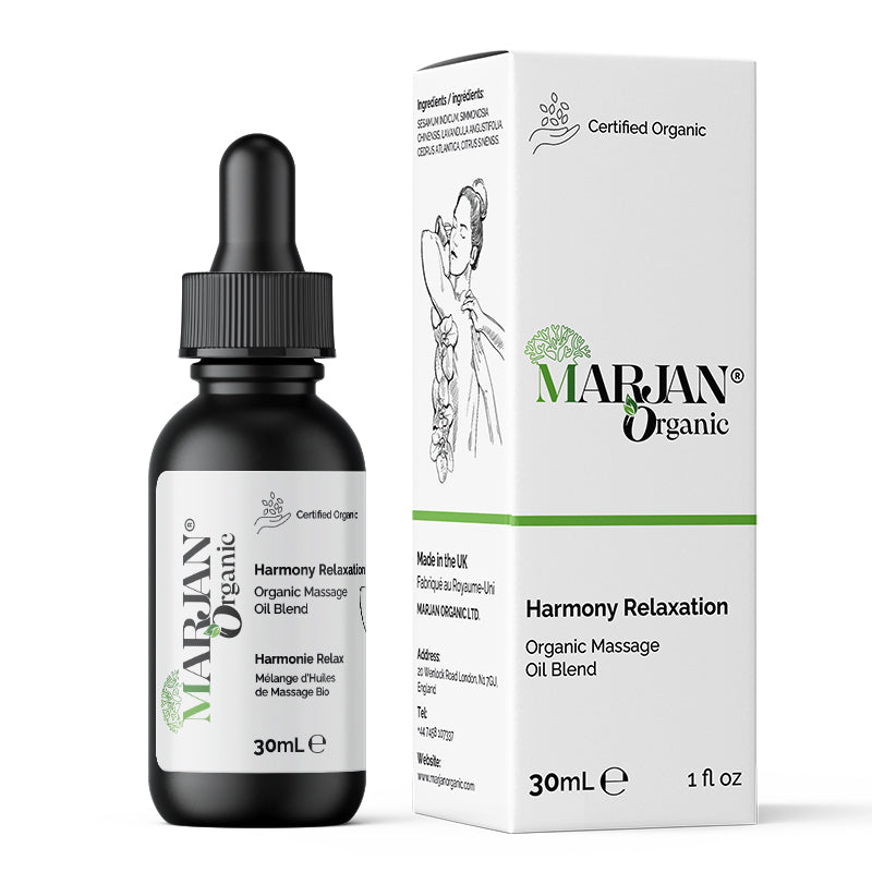 Organic Massage Oil for Deep Relaxation – Harmony Blend
