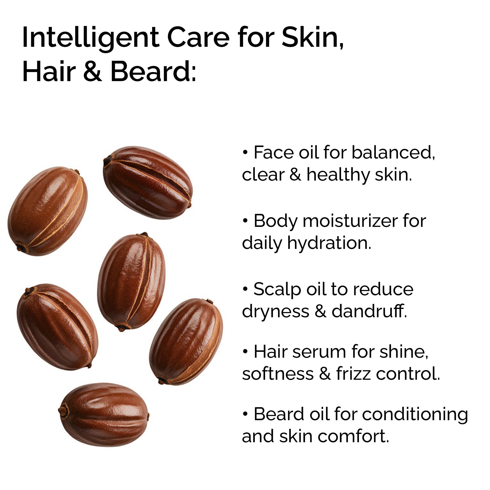 Organic Jojoba Oil – Cold Pressed 100% Pure Natural Oil for Face, Body, Hair & Skin Care