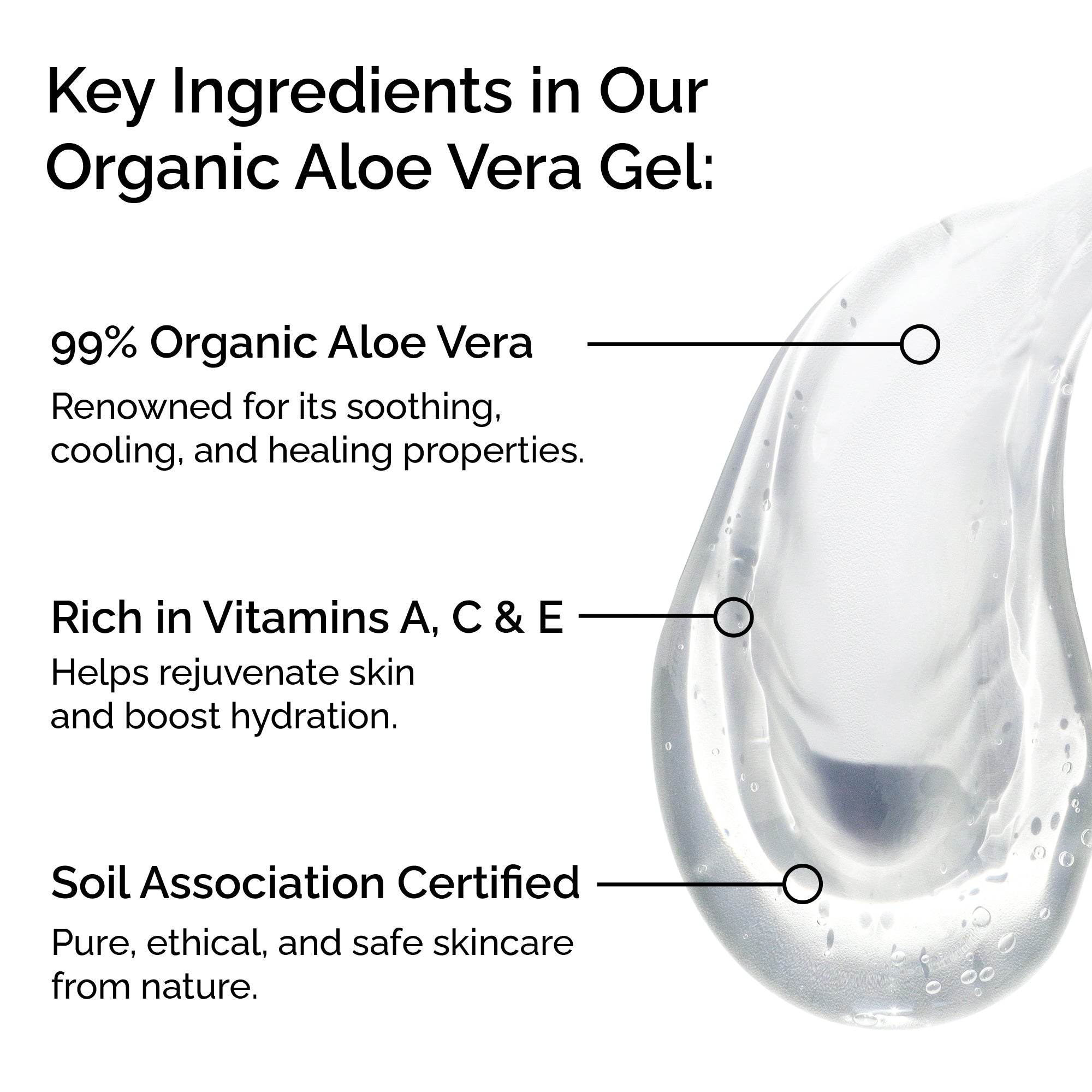 Organic Cooling Aloe Vera Gel – Hydrating & Soothing After-Sun Care