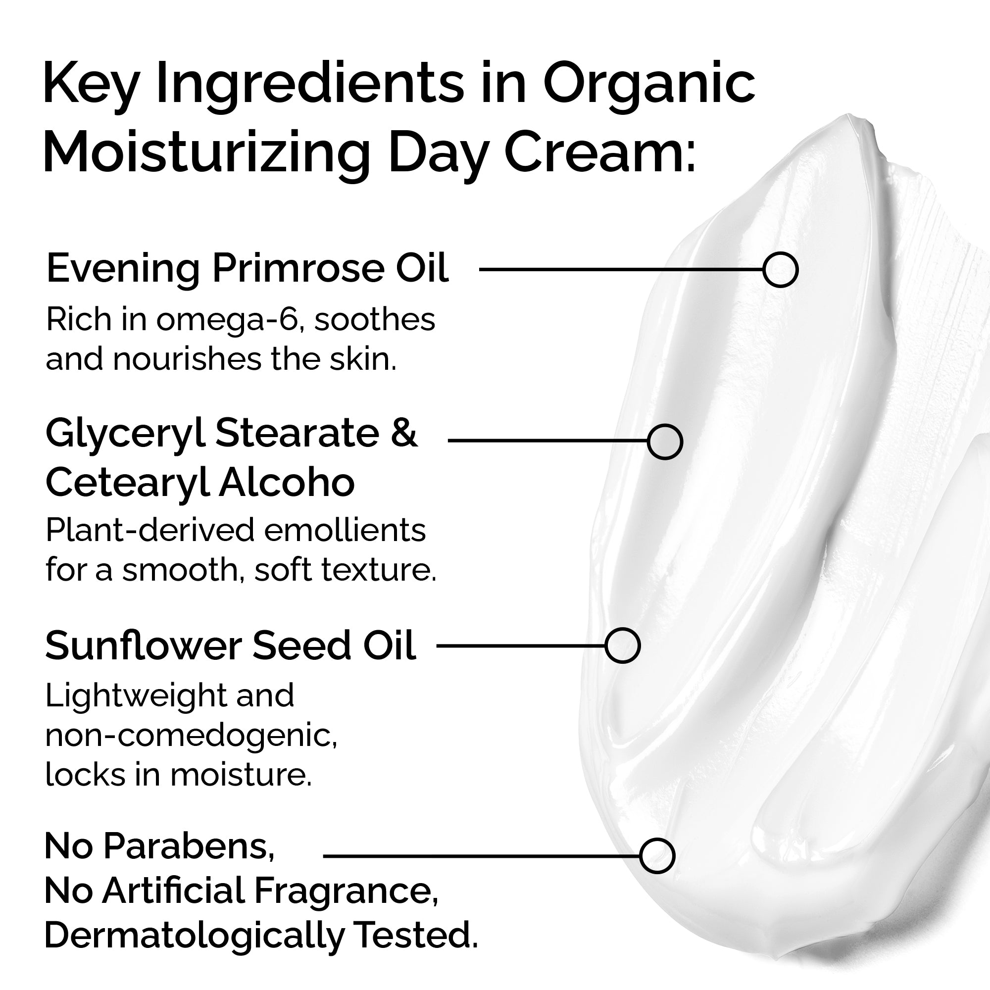 Organic Moisturizing Day Cream – Hydrates & Soothes Skin Naturally