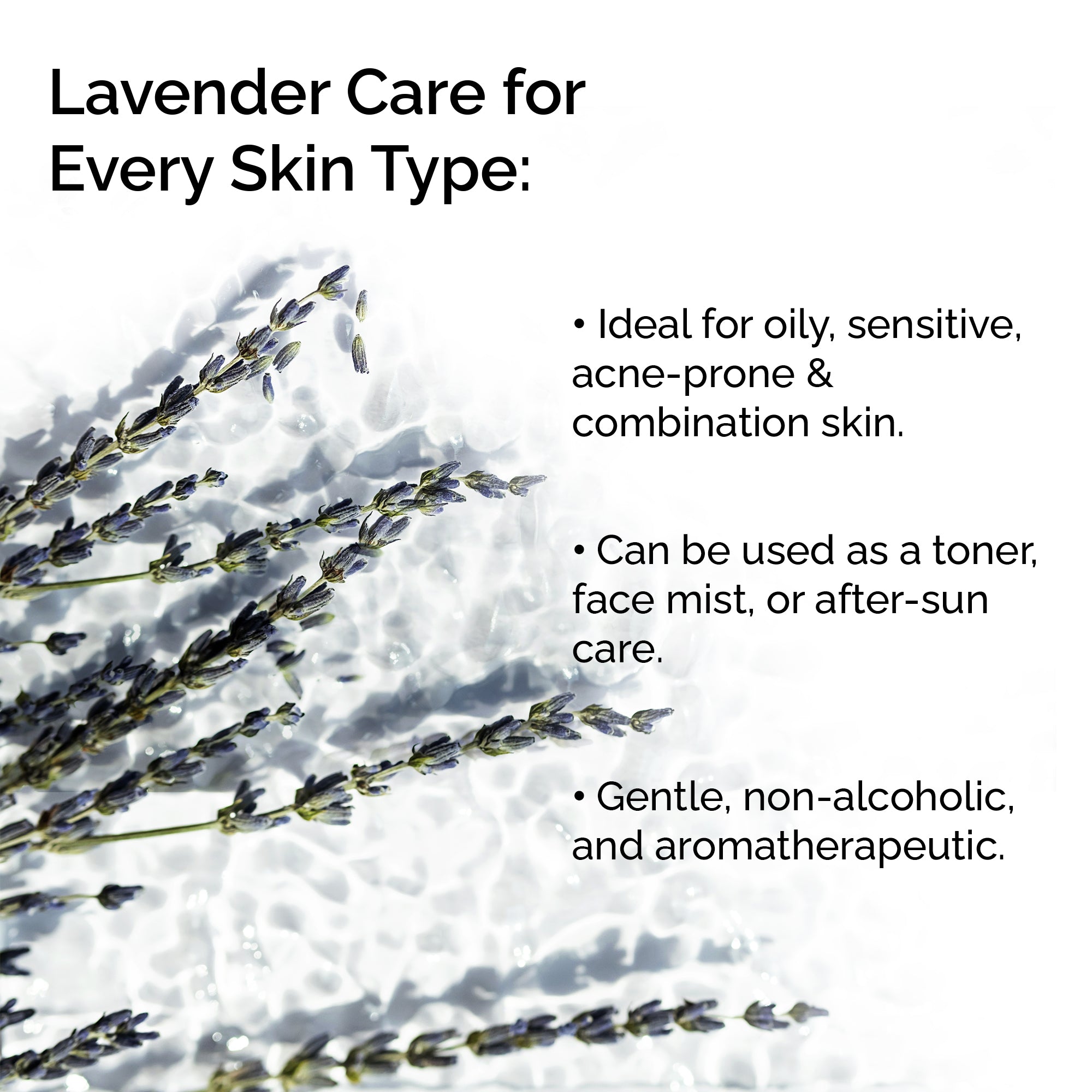 Organic Lavender Hydrosol – Soothing Floral Water for Skin & Hair