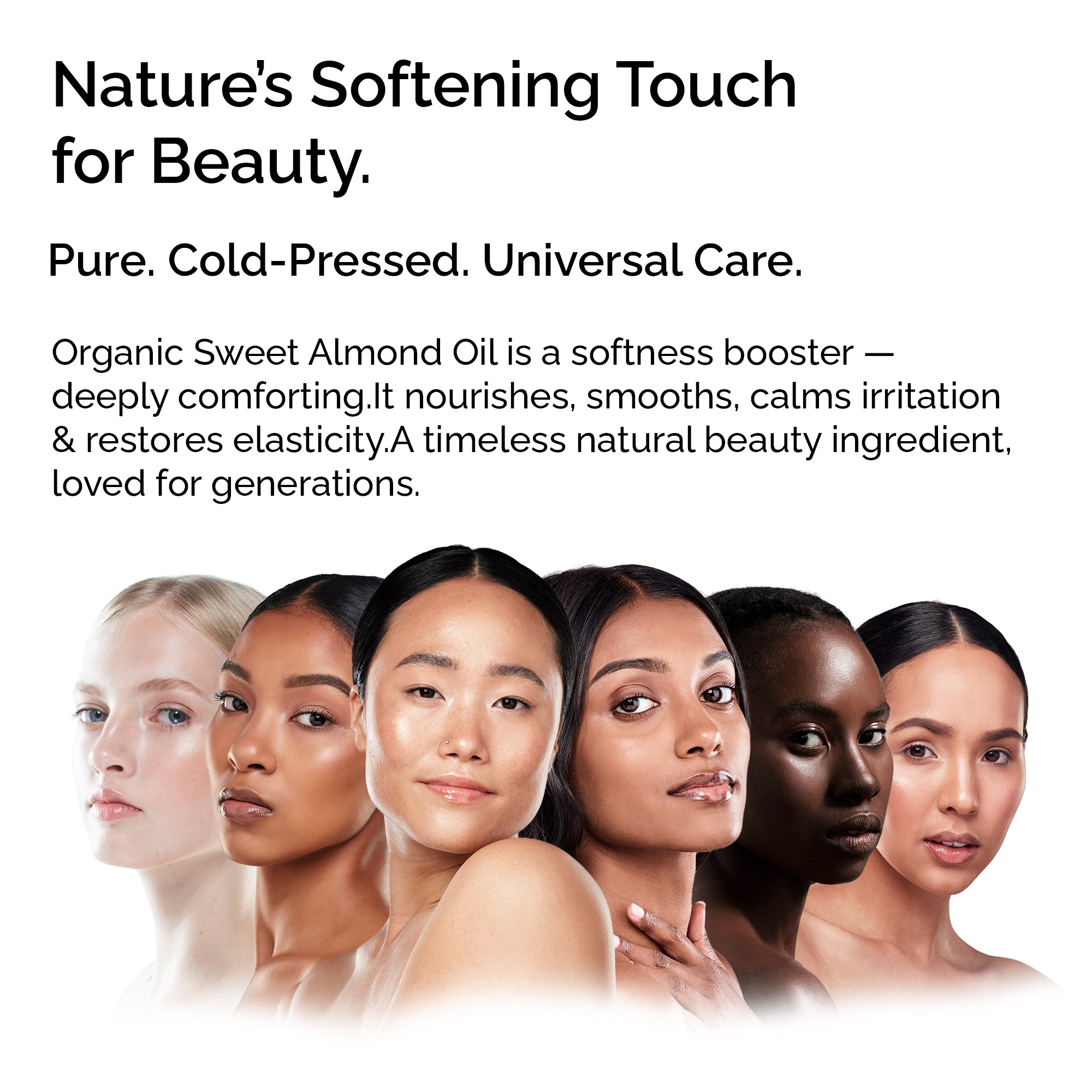 Organic Sweet Almond Oil – Pure Cold-Pressed Oil for Face & Hair Care