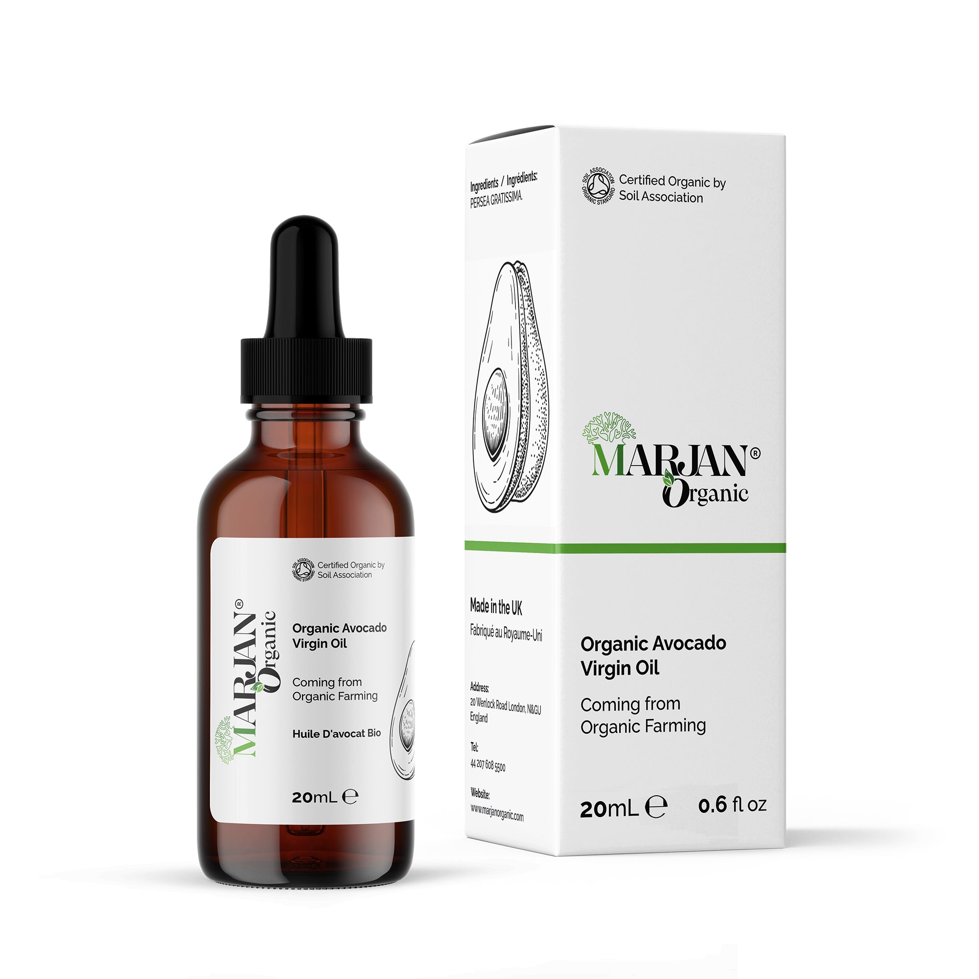 Organic Avocado Oil – 100% Pure, Cold-Pressed, Skin & Hair Care