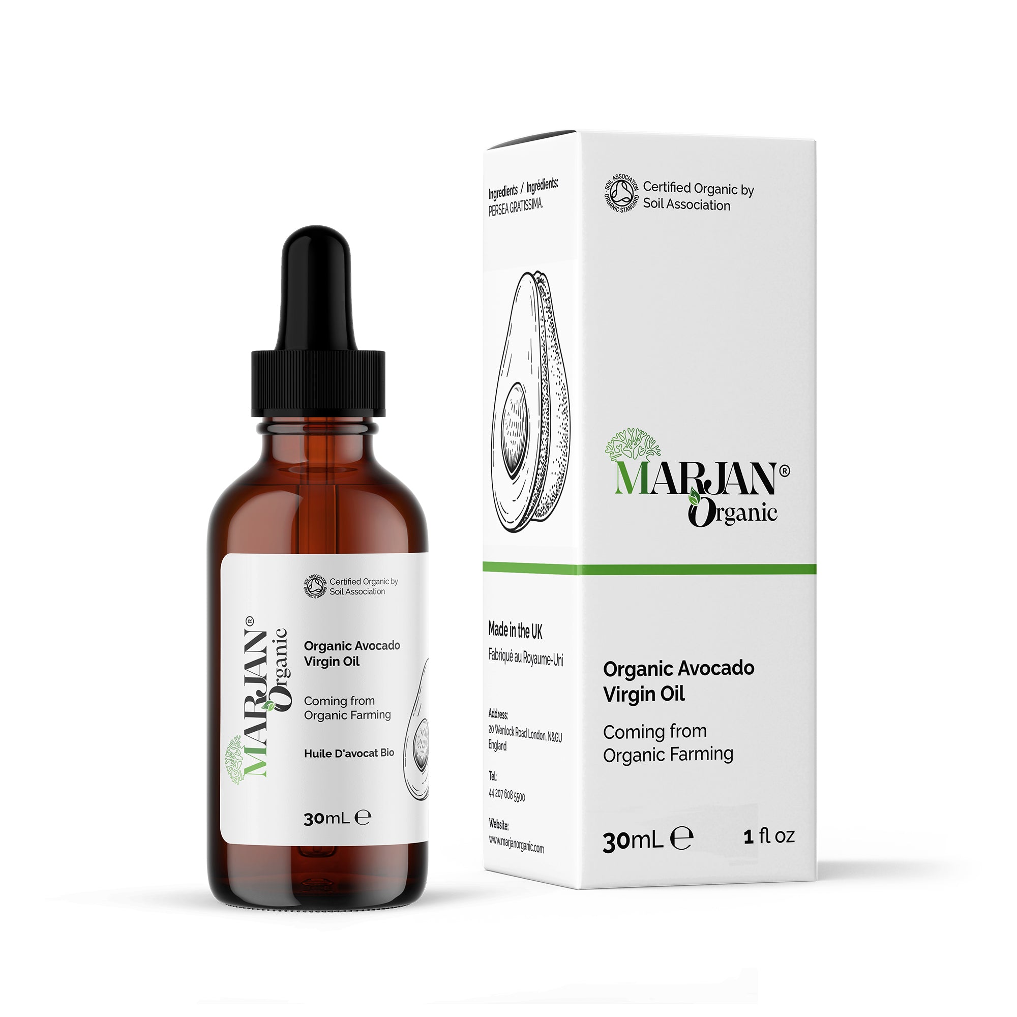 Organic Avocado Oil – 100% Pure, Cold-Pressed, Skin & Hair Care