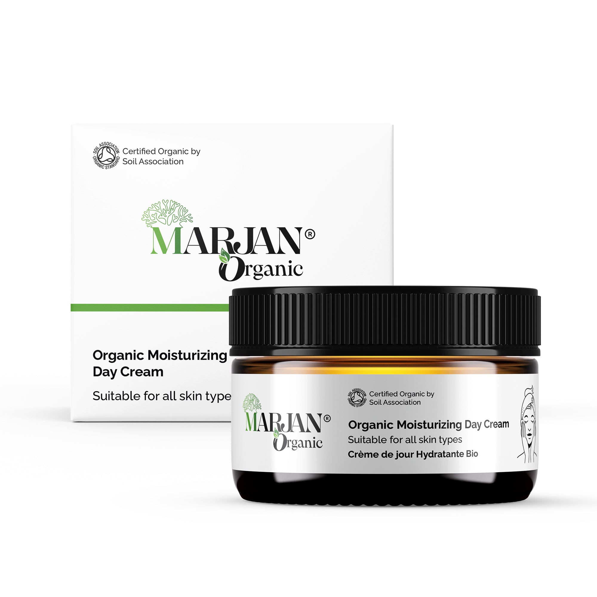 Organic Moisturizing Day Cream – Hydrates & Soothes Skin Naturally