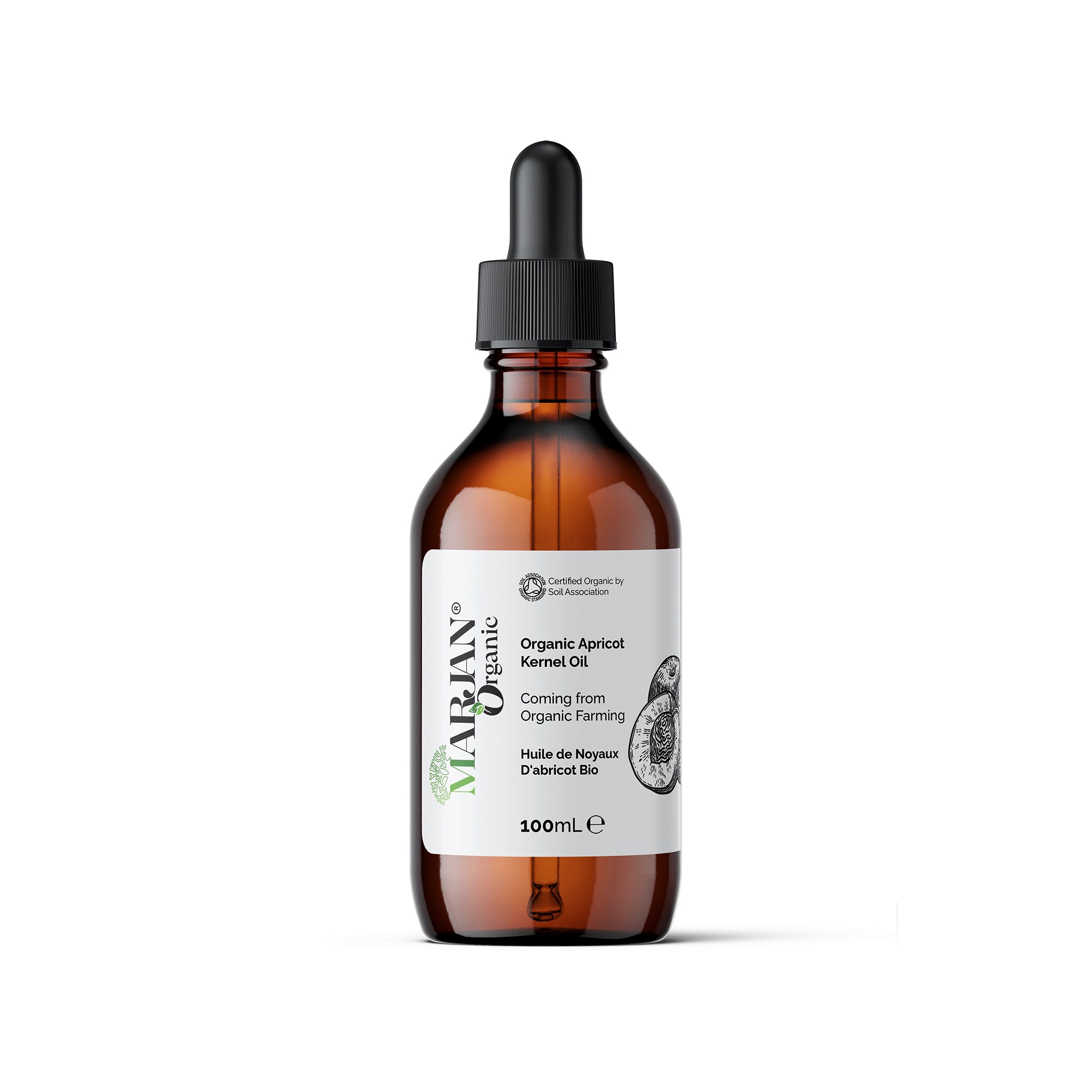 Cold-Pressed Organic Apricot Kernel Oil – Pure Natural Oil for Skin & Hair Care