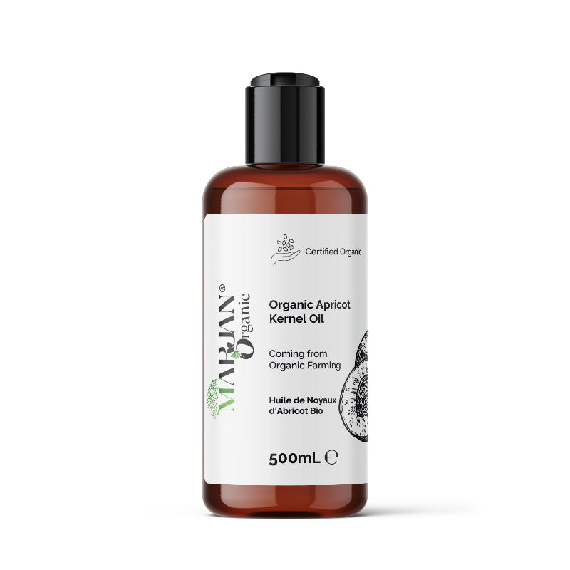 Organic Apricot Kernel Oil – 100% Pure & Cold-Pressed for Face, Body & Hair Care