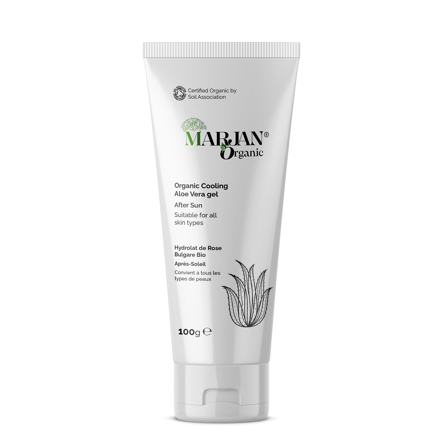 Organic Cooling Aloe Vera Gel – Hydrating & Soothing After-Sun Care