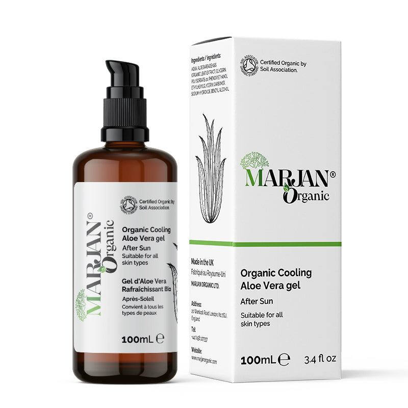 Organic Cooling Aloe Vera Gel – Hydrating & Soothing After-Sun Care