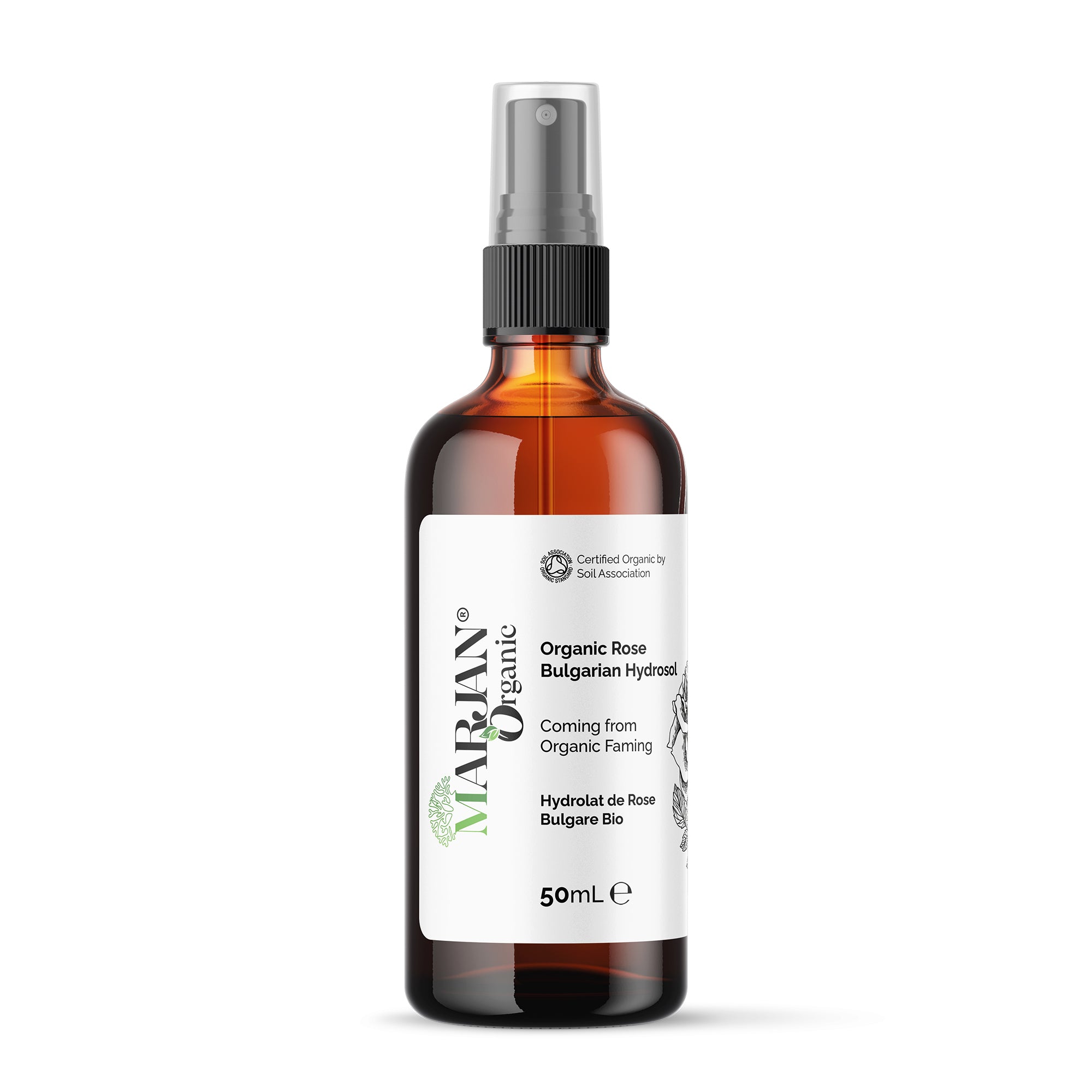 Organic Rose Water from Bulgaria – Natural Hydrosol Floral for Skin & Hair Care
