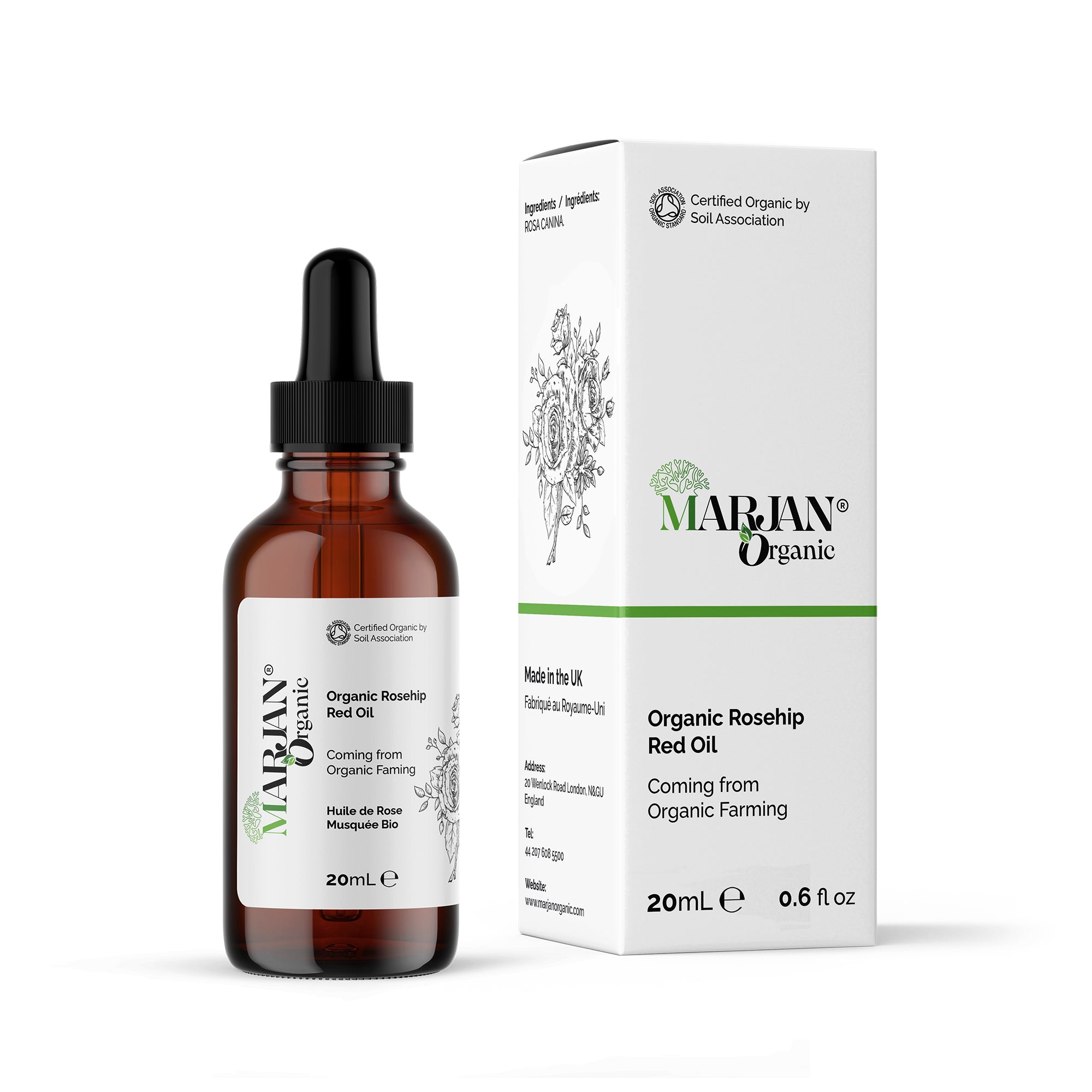Rosehip Oil – 100% Organic, Cold-Pressed & Pure – Hydrating, Anti-Aging & Scar Care – Fast-Absorbing.