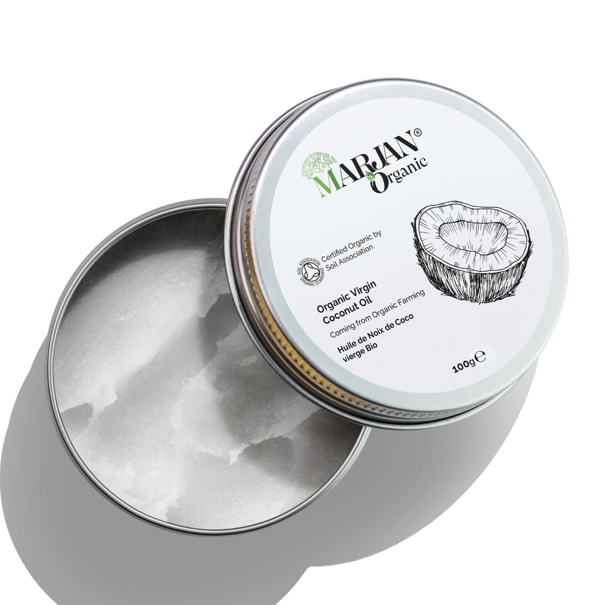 Virgin Organic Coconut Oil - Cold-Pressed for Skin & Hair