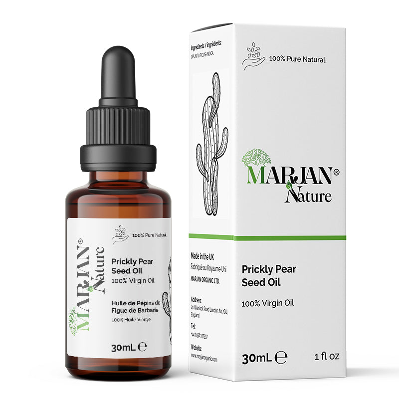 Prickly Pear (Cactus) Seed Oil — 100% Pure, Cold-Pressed for Face, Body, Hair & Nails