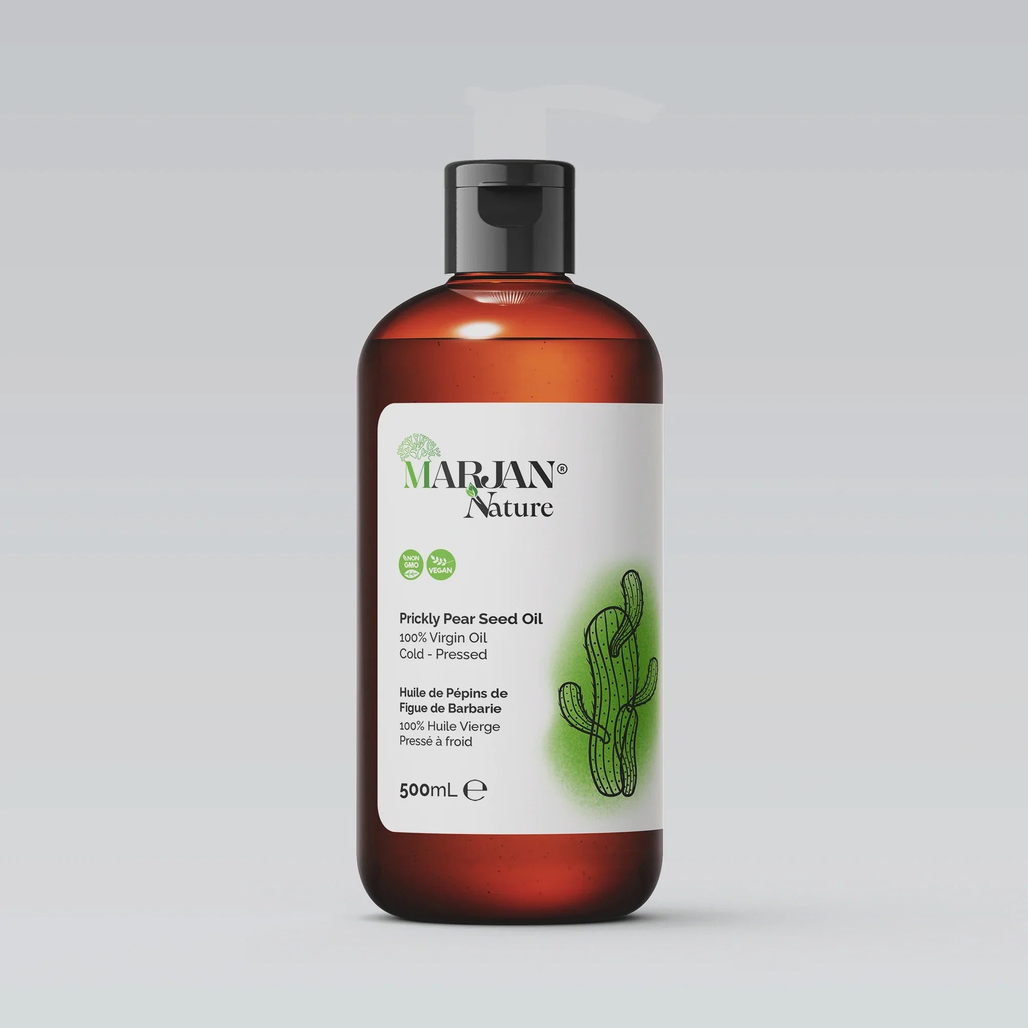 Prickly Pear (Cactus) Seed Oil — 100% Pure, Cold-Pressed for Face, Body, Hair & Nails