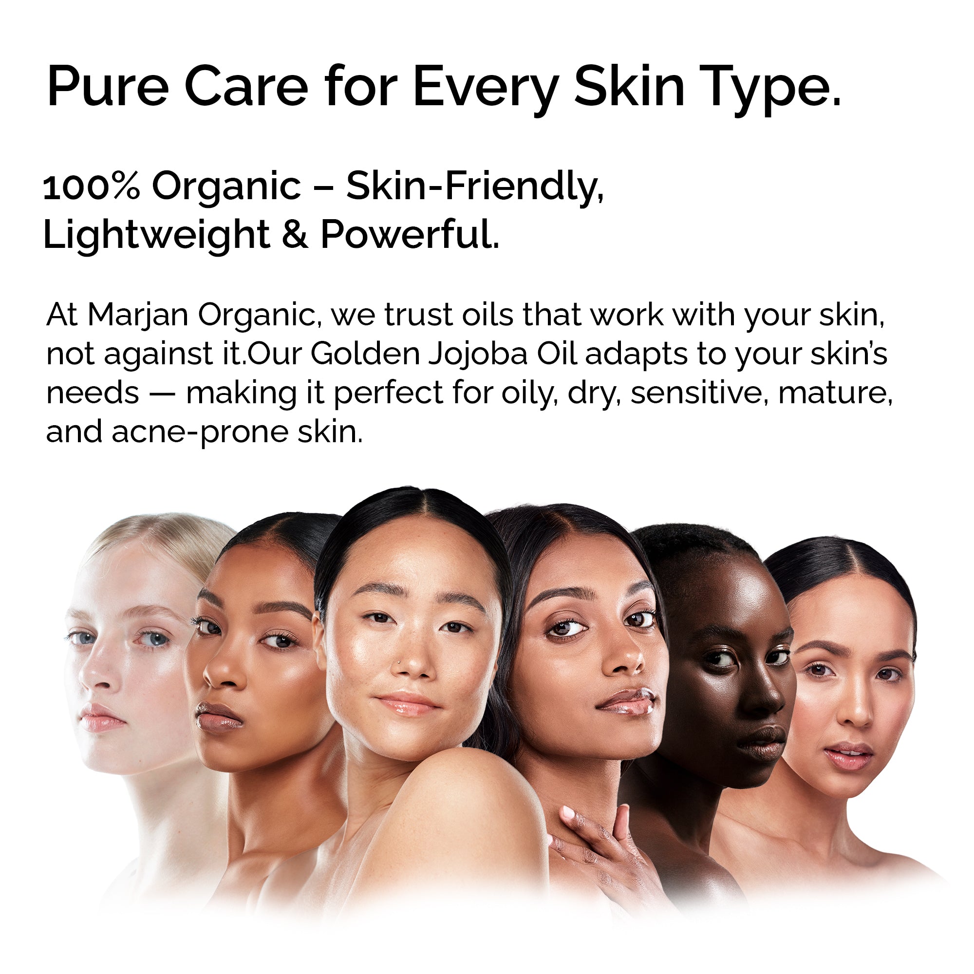 Organic Jojoba Oil – 100% Pure, For Face, Body & Hair Care