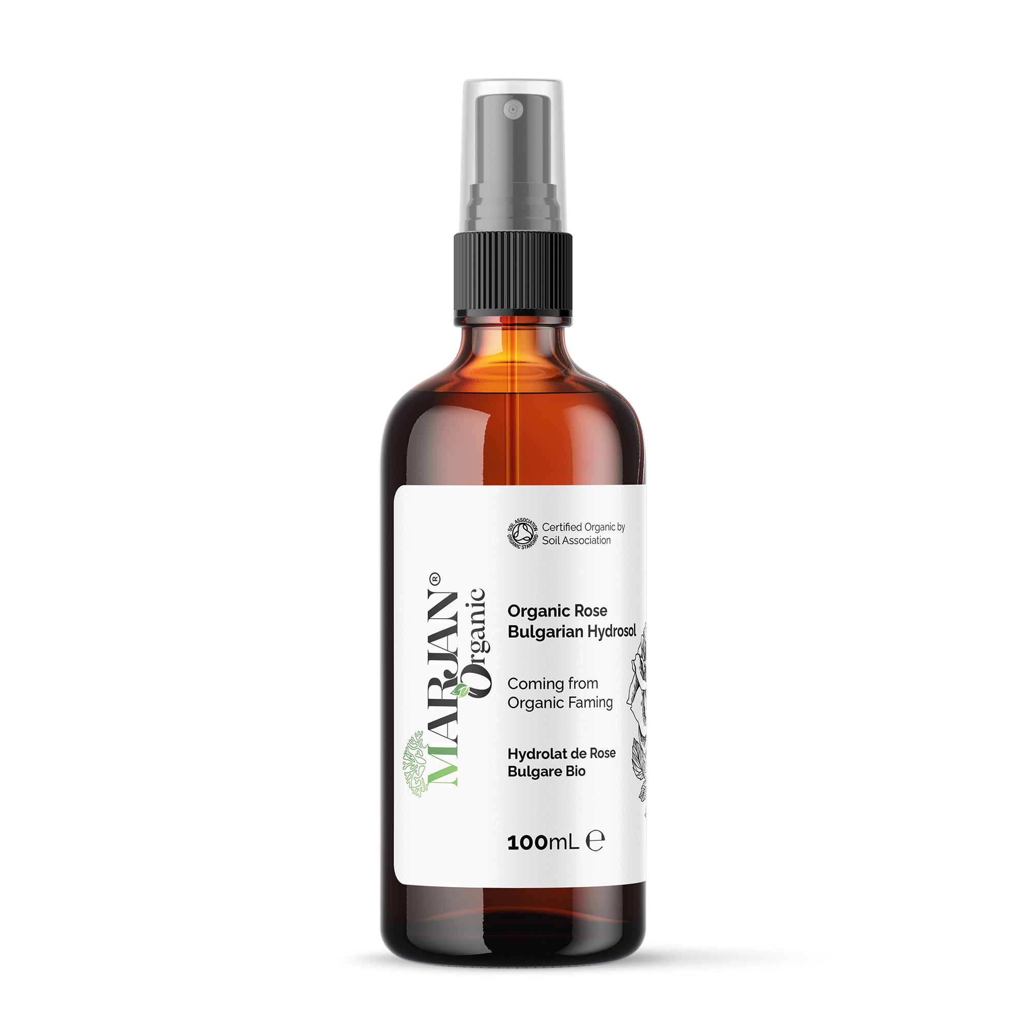 Organic Rose Water from Bulgaria – Natural Hydrosol Floral for Skin & Hair Care