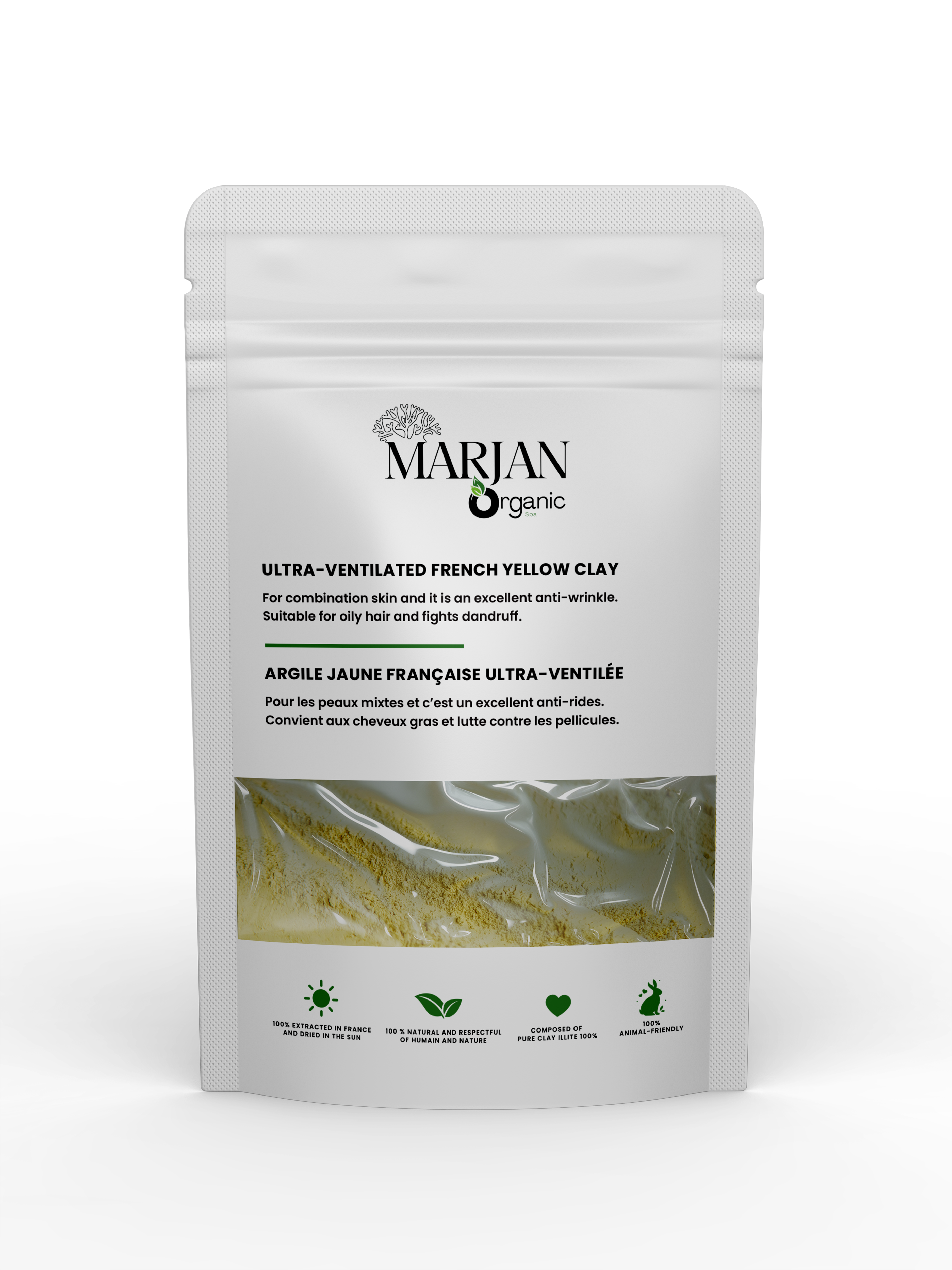 Masque naturel visage et corps à l&