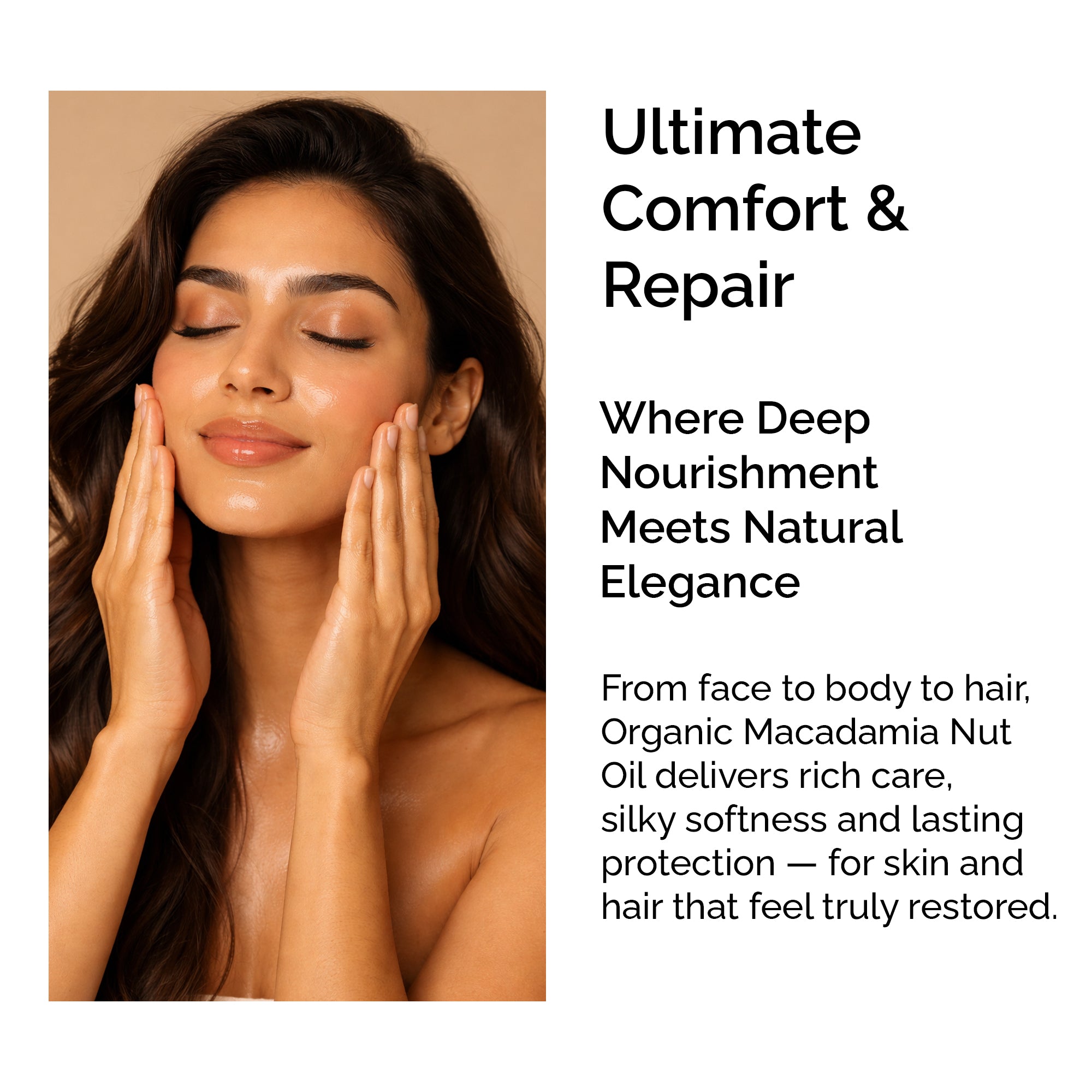 Organic Macadamia Oil – Pure & Cold-Pressed for Face, Body & Hair