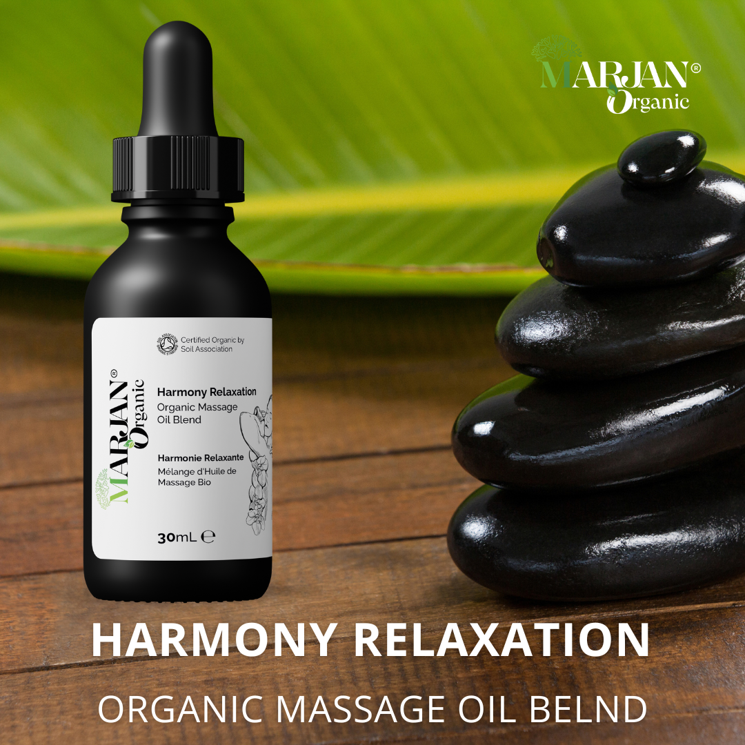 Harmony Relaxation Organic Massage Oil – Gentle & Soothing Care