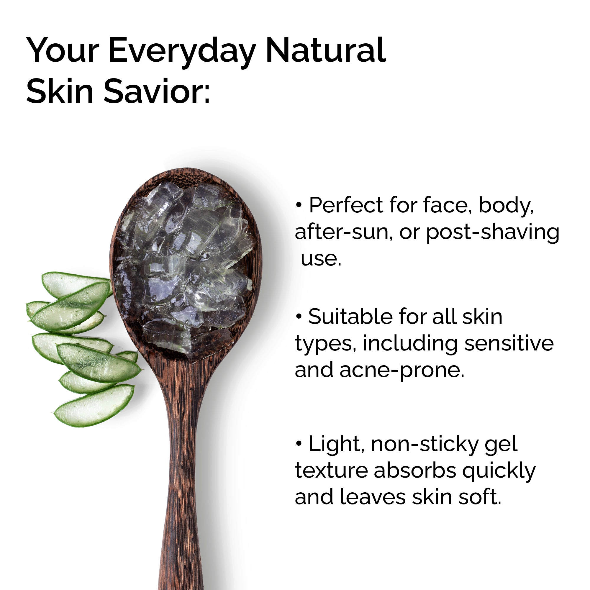 Organic Cooling Aloe Vera Gel – Hydrating & Soothing After-Sun Care