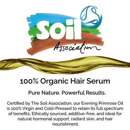 Organic Hair Growth Oil Serum – Strengthening &amp; Nourishing Hair Treatment