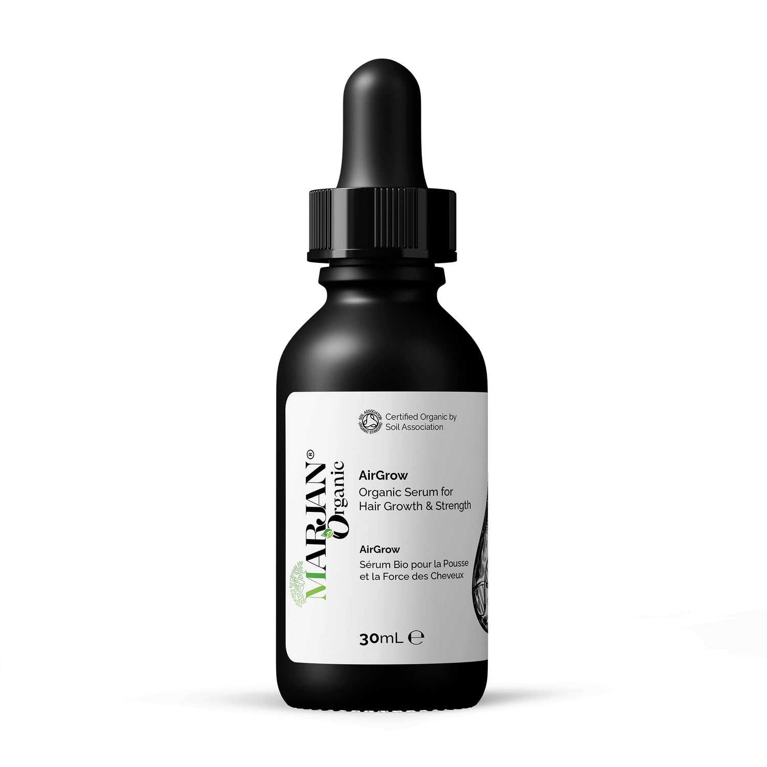 Organic Hair Growth Oil Serum – Strengthening &amp; Nourishing Hair Treatment