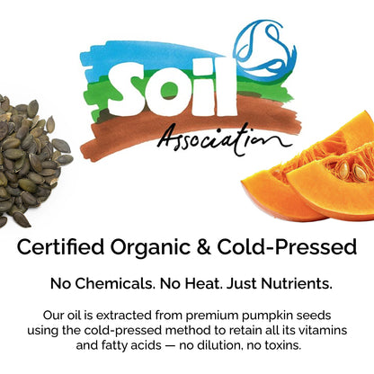 Huile de pépins de courge bio – Huile hydratante naturelle pour les cheveux et la peau
