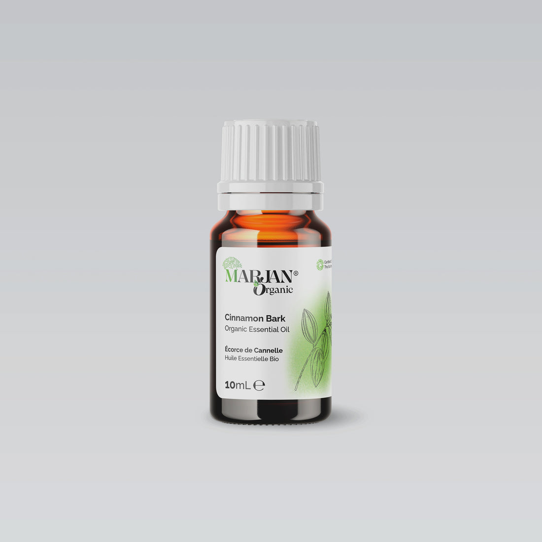 Cinnamon Bark Organic Essential Oil (Certified by The Soil Association)