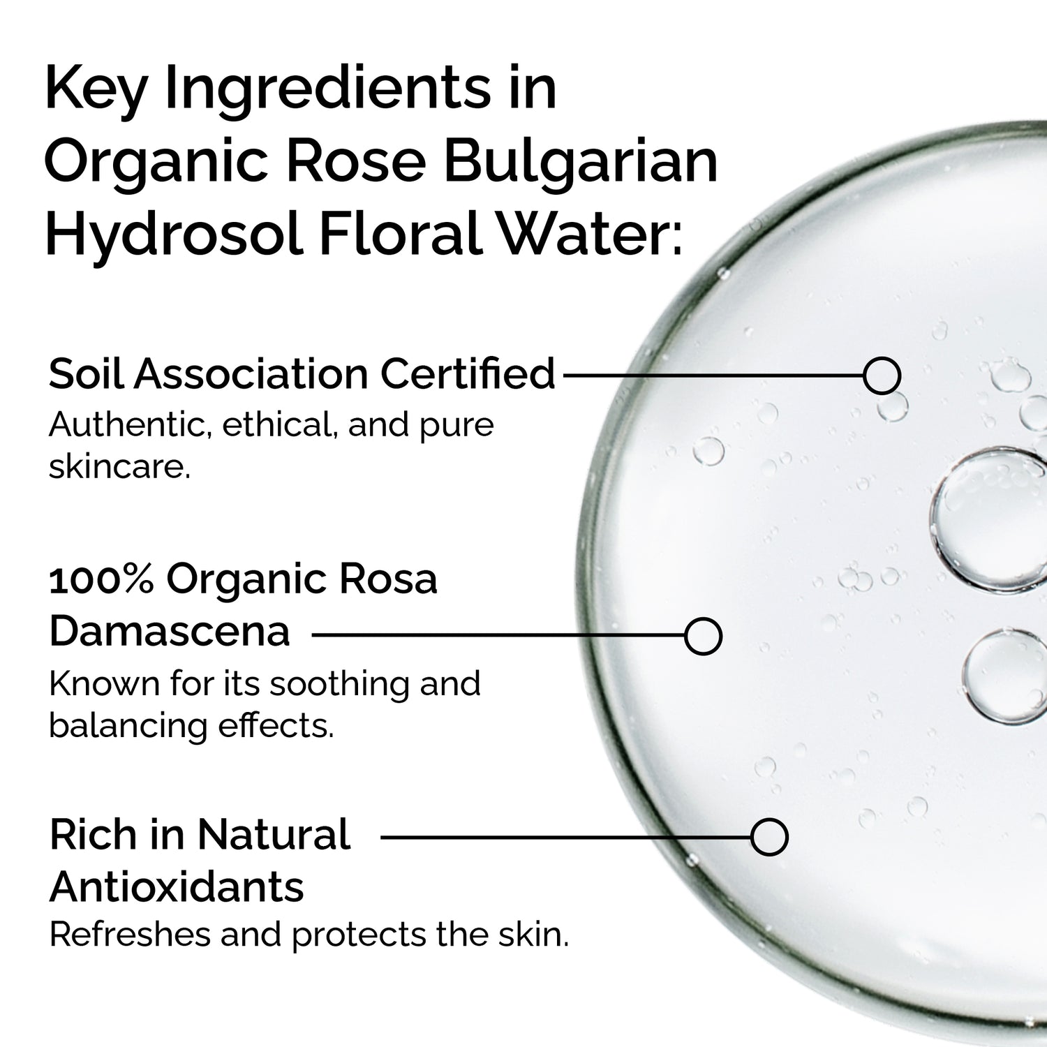 Organic Rose Water from Bulgaria – Natural Hydrosol Floral for Skin &amp; Hair Care