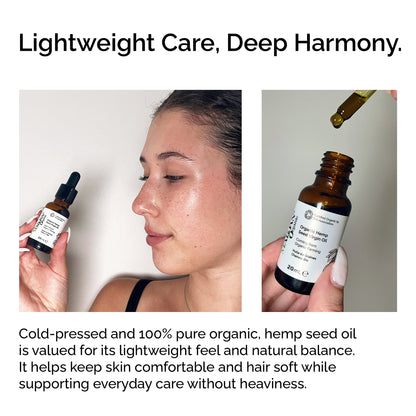 Hemp Seed Oil – 100% Pure Organic Oil for Skin &amp; Hair Care