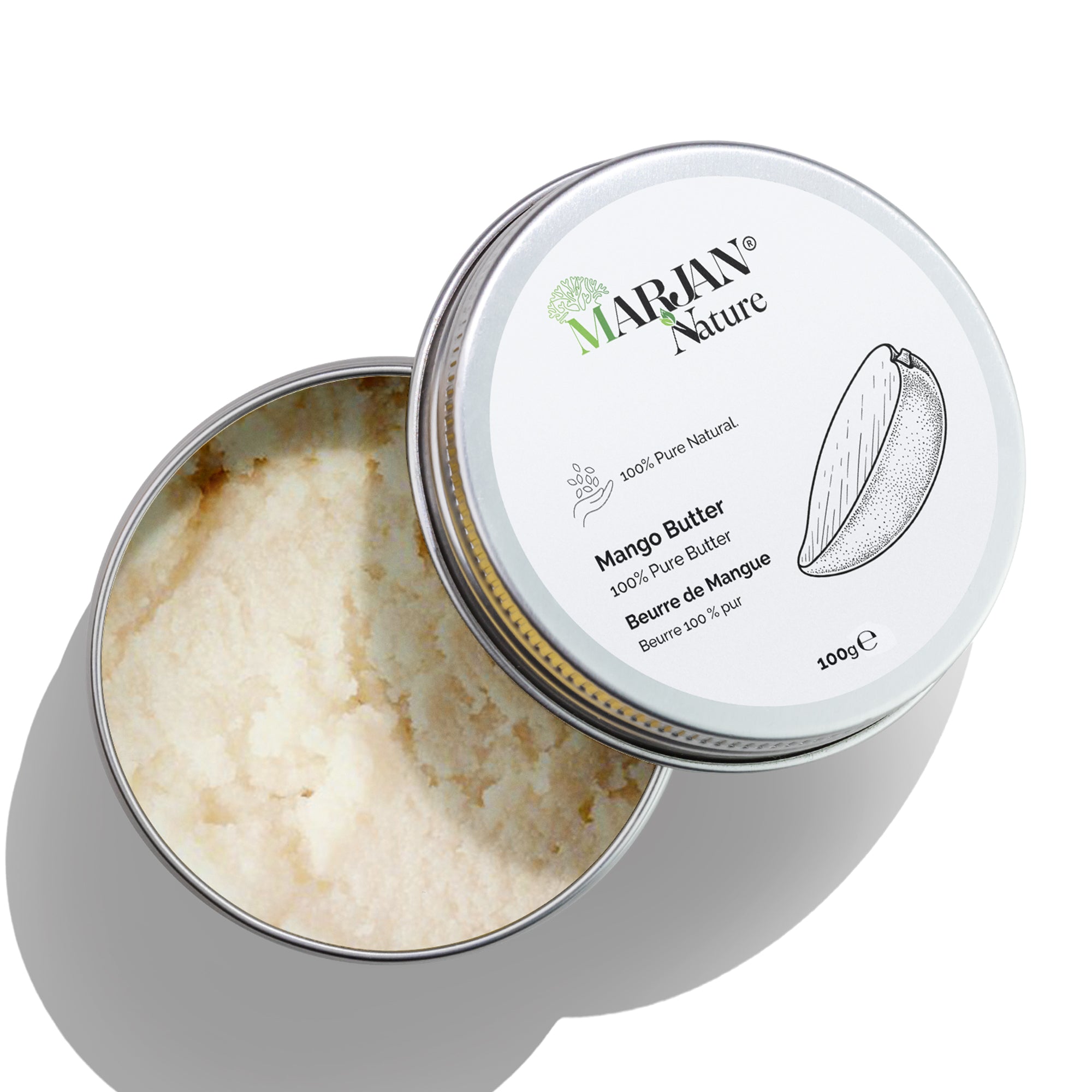 Organic Body &amp; Hair Butter Set (4-in-1) – Shea, Cocoa, Coconut &amp; Mango – Deep Hydration, Skin Repair &amp; Hair Nourishment