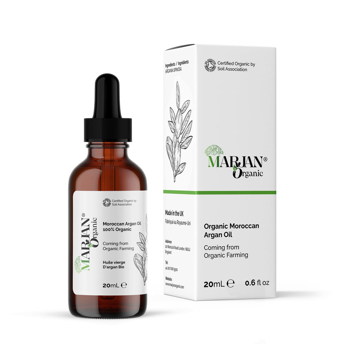 Organic Argan Oil – 100% Pure Cold-Pressed Moroccan Oil