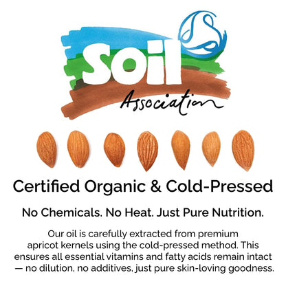 Cold-Pressed Organic Apricot Kernel Oil – Pure Natural Oil for Skin &amp; Hair Care
