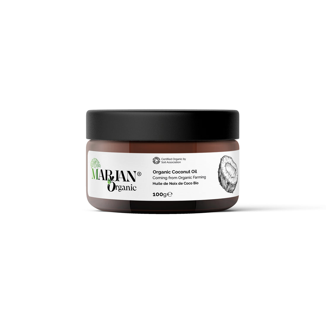 Virgin Organic Coconut Oil - Cold-Pressed for Skin & Hair
