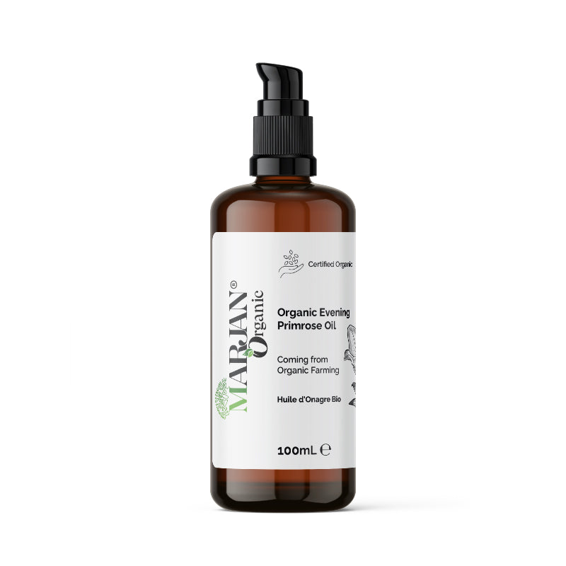Organic Evening Primrose Oil – 100% Pure &amp; Cold-Pressed for Face, Body &amp; Hair
