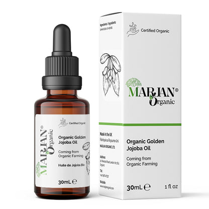 Organic Jojoba Oil – Cold Pressed 100% Pure Natural Oil for Face, Body, Hair &amp; Skin Care