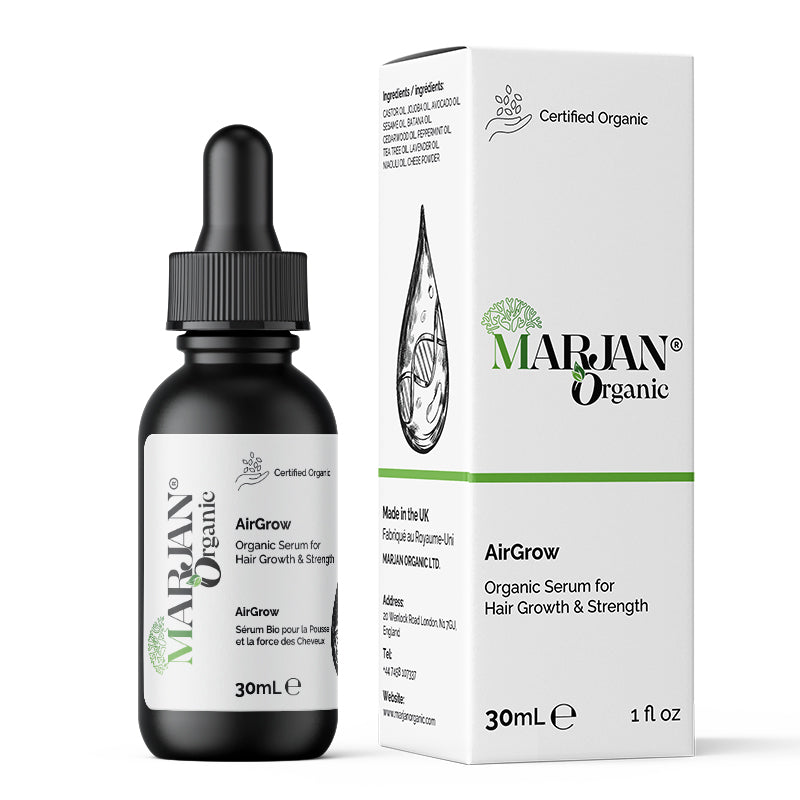 Organic Hair Growth Oil Serum – Strengthening &amp; Nourishing Hair Treatment