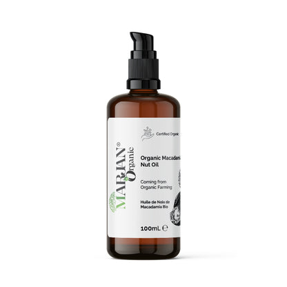 Organic Macadamia Oil – Pure &amp; Cold-Pressed for Face, Body &amp; Hair