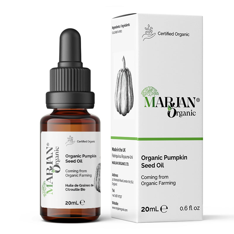 Organic Pumpkin Seed Oil 100% Pure Cold-Pressed for Face, Body &amp; Hair