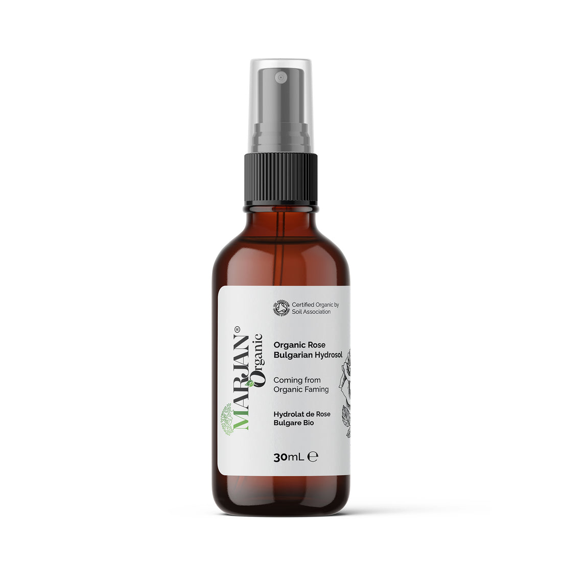 Organic Rose Water from Bulgaria – Natural Hydrosol Floral for Skin &amp; Hair Care