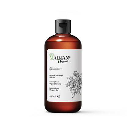 Rosehip Oil – 100% Organic, Cold-Pressed &amp; Pure – Hydrating, Anti-Aging &amp; Scar Care – Fast-Absorbing.