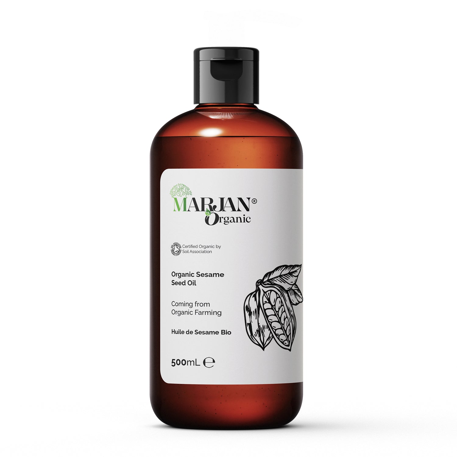 Sesame Oil – Organic, Cold-Pressed