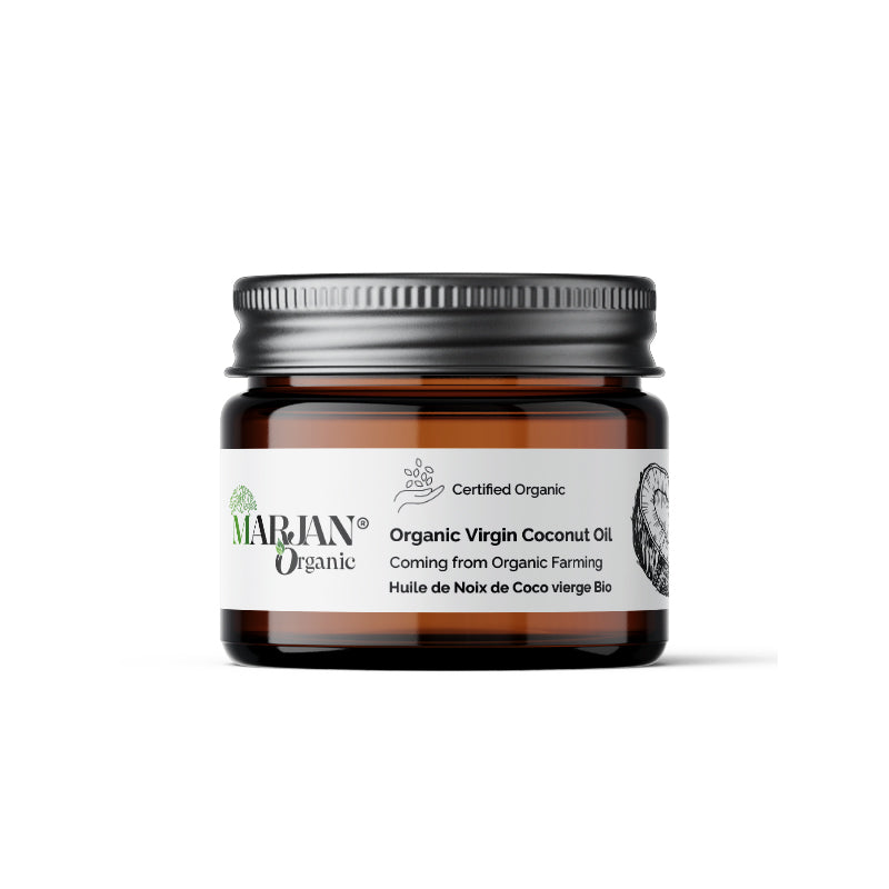 Organic Virgin Coconut Oil. Cold-pressed. Deep moisture for skin, hair &amp; massage