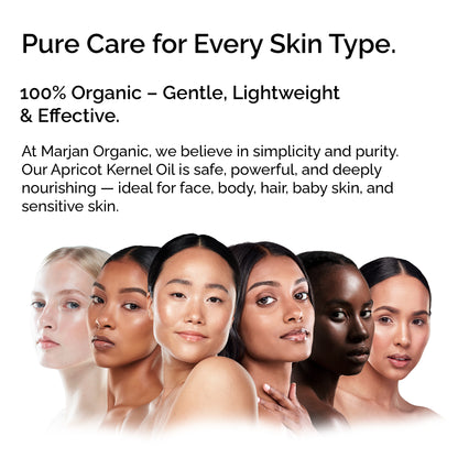 Cold-Pressed Organic Apricot Kernel Oil – Pure Natural Oil for Skin &amp; Hair Care