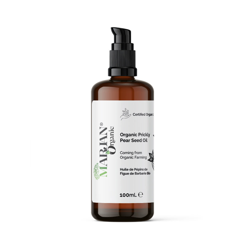 Brown bottle with a white label on a white background