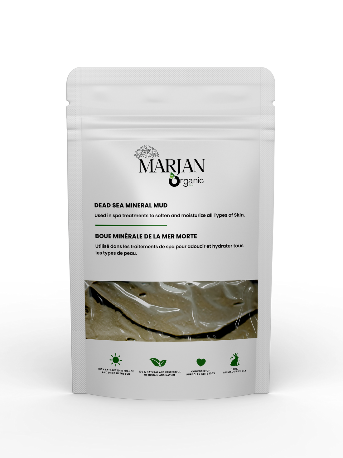 Dead Sea Mineral Mud – Natural Face & Body Mask for Skin Care